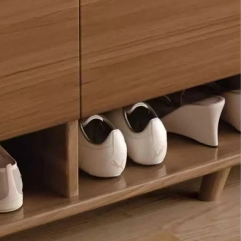 Mobile moderno di medie dimensioni per riporre le scarpe, in legno, per corridoio