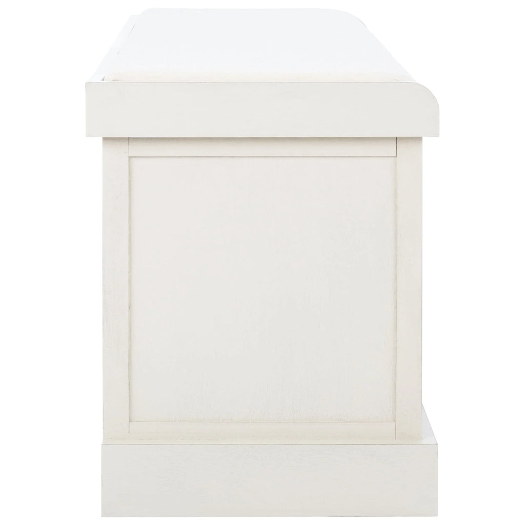 Bank tal-ħażna SAFAVIEH Fiorello bi 3 kxaxen u kuxxin - 47.3 W x 15 L x 19 H - 47Wx15Dx19H