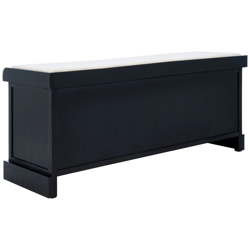 Bank tal-ħażna SAFAVIEH Fiorello bi 3 kxaxen u kuxxin - 47.3 W x 15 L x 19 H - 47Wx15Dx19H