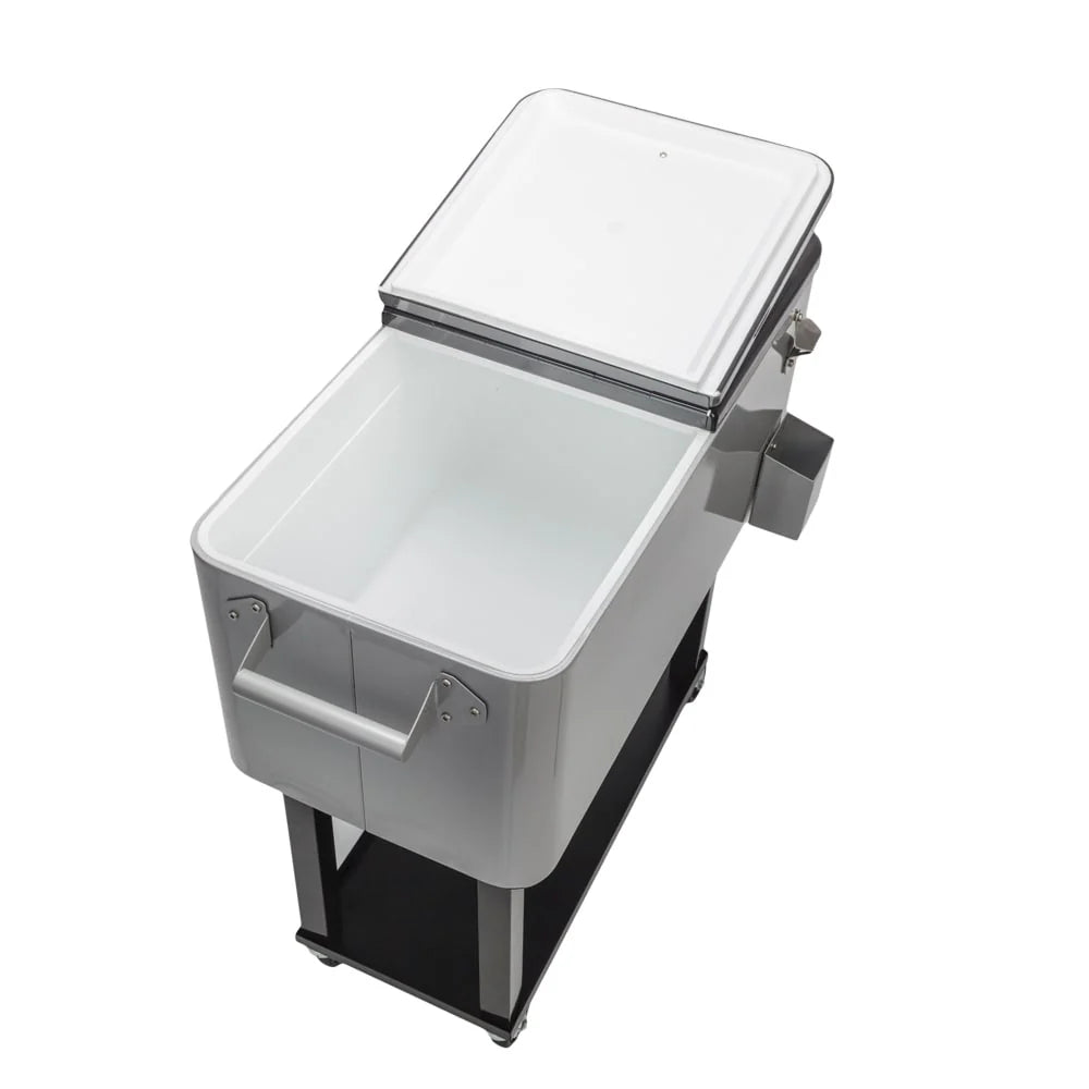 Frigo portatile in ferro verniciato da 80 QT con ripiano