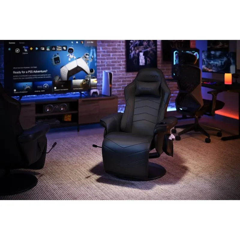 Poltrona da gaming reclinabile - Sedia da gaming reclinabile con poggiapiedi