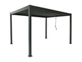 Pergola bioclimatica autoportante - grigio antracite