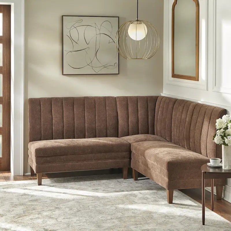 Set Lifestorey Kerrington di 3 panche imbottite con schienale trapuntato
