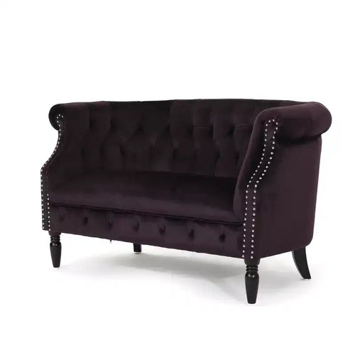 Milani Scroll Arm Loveseat - Christopher Knight Home