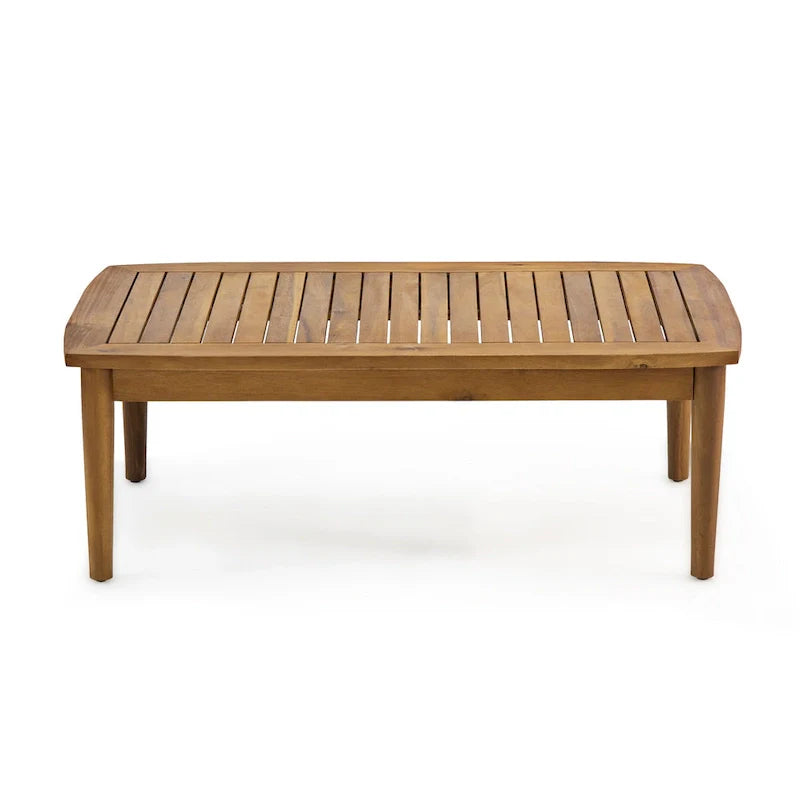 Set da conversazione da esterno Willowbrook in legno di acacia per 4 persone, di Christopher Knight Home