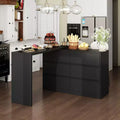 Credenza buffet girevole/estensibile intelligente con 6 cassetti, piano di lavoro estensibile, tappetino antiscivolo, tavolo da pranzo girevole, dispensa a isola da cucina