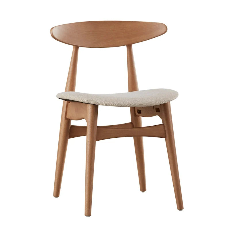 Set da pranzo affusolato in rovere norvegese e danese di iNSPIRE Q Modern