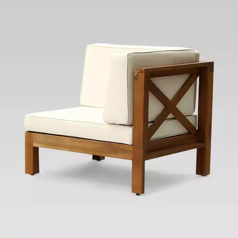 Divanetto modulare 2 pezzi in acacia Brava - Christopher Knight Home