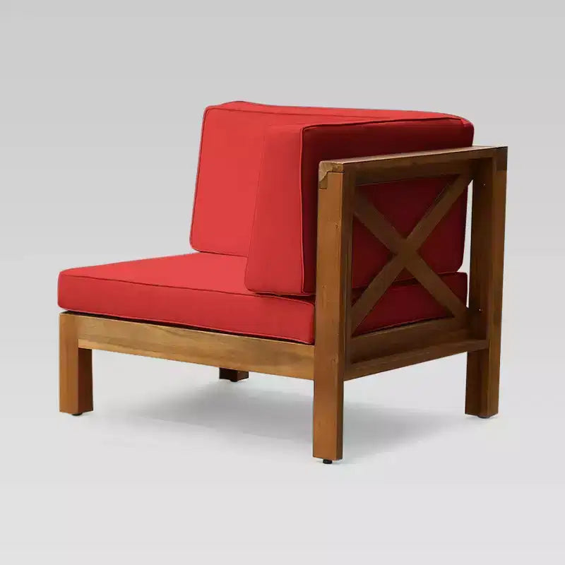 Divanetto modulare 2 pezzi in acacia Brava - Christopher Knight Home