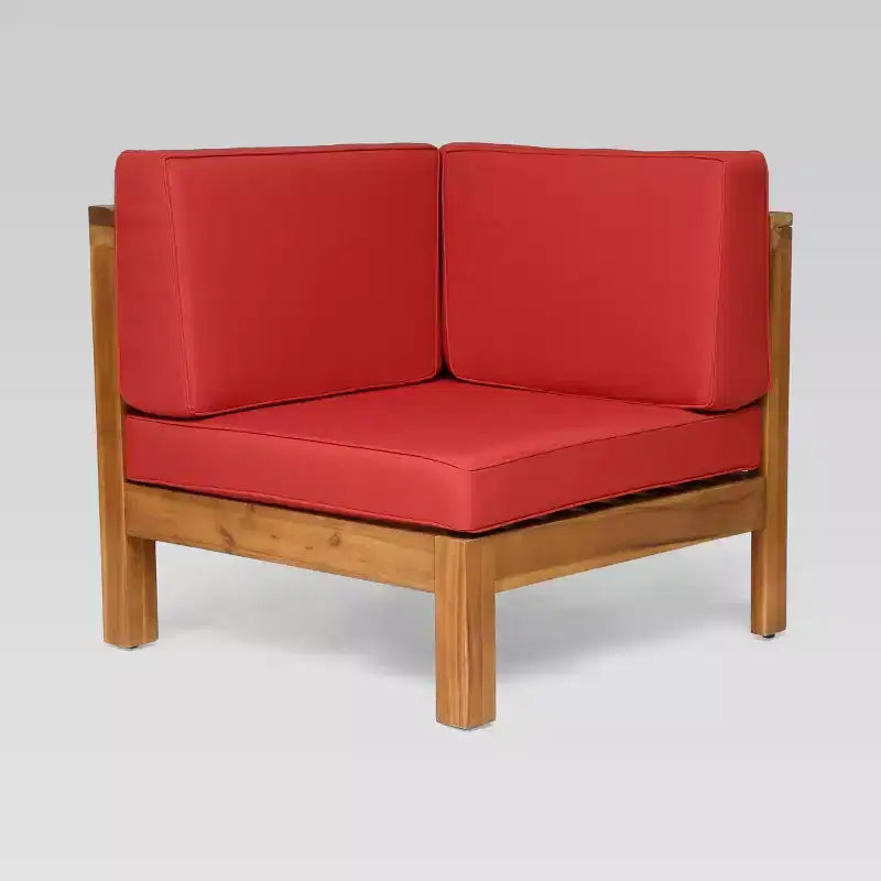 Divanetto modulare 2 pezzi in acacia Brava - Christopher Knight Home