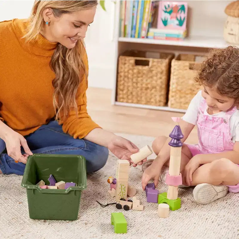 Mobile Cubby con vassoio e 15 contenitori frontali a paletta, 3x4, Arredamento per bambini