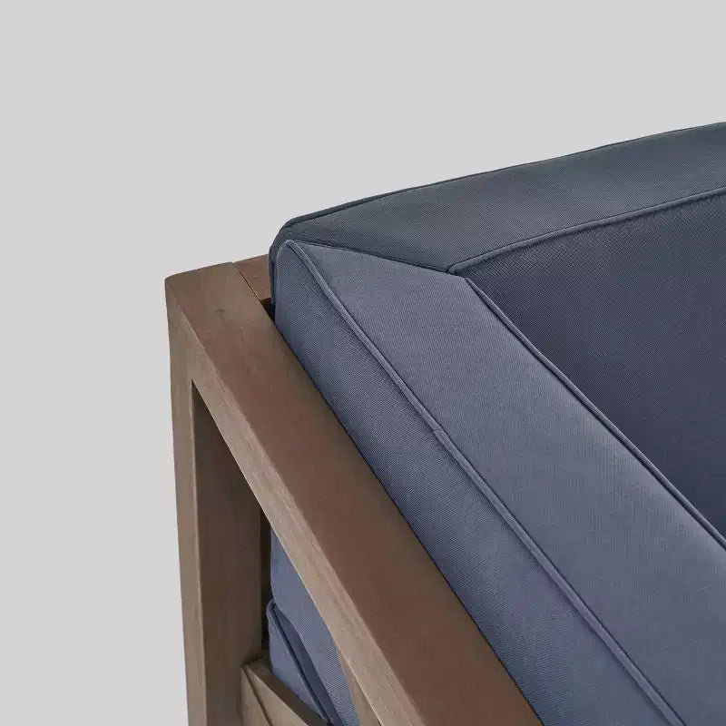 Brava Set Sezionale da Esterno 6 Pezzi in Legno di Acacia - Christopher Knight Home