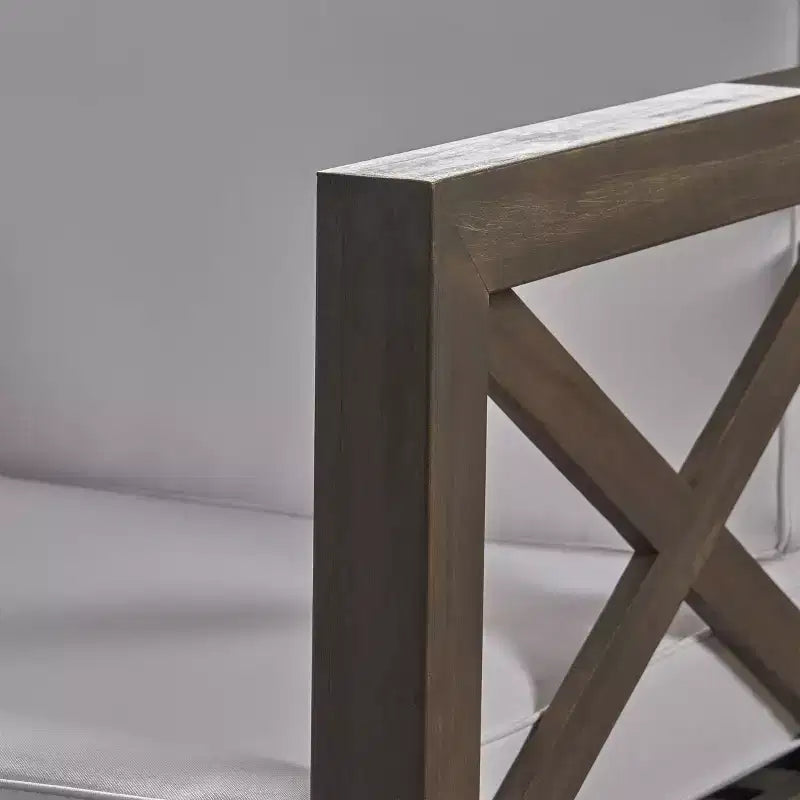 Brava Set Sezionale da Esterno 6 Pezzi in Legno di Acacia - Christopher Knight Home