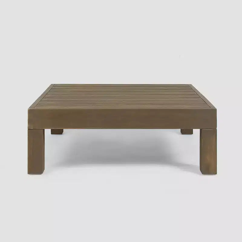 Brava Set Sezionale da Esterno 6 Pezzi in Legno di Acacia - Christopher Knight Home