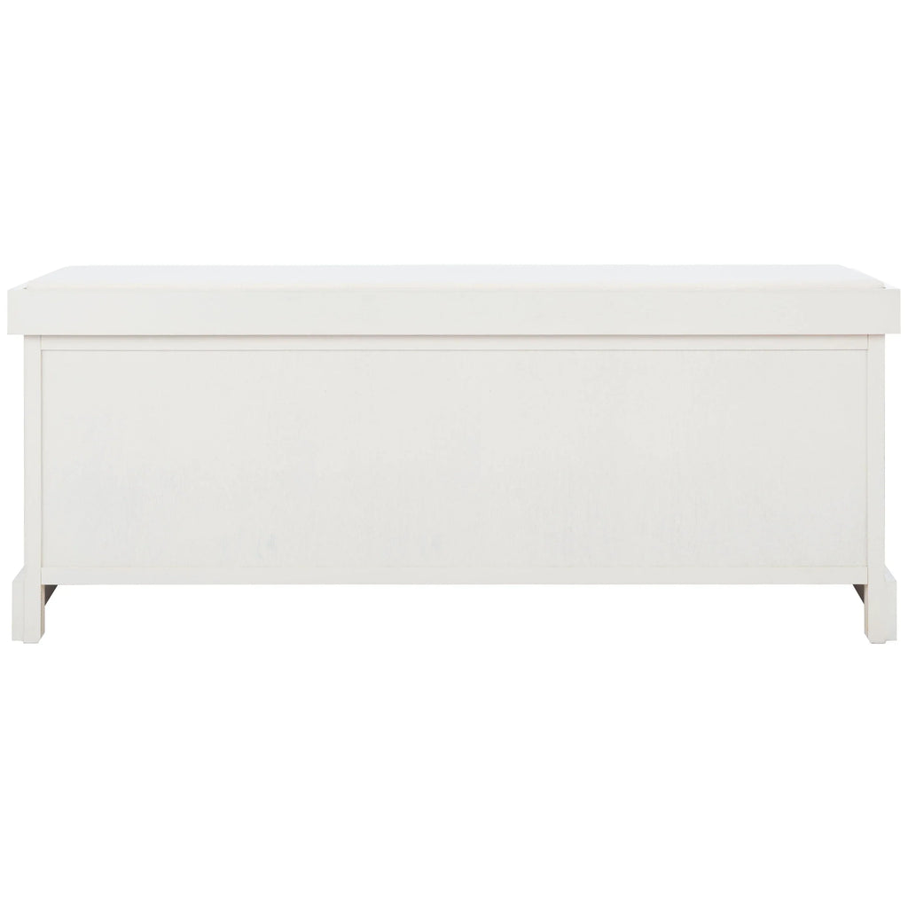 Bank tal-ħażna SAFAVIEH Fiorello bi 3 kxaxen u kuxxin - 47.3 W x 15 L x 19 H - 47Wx15Dx19H