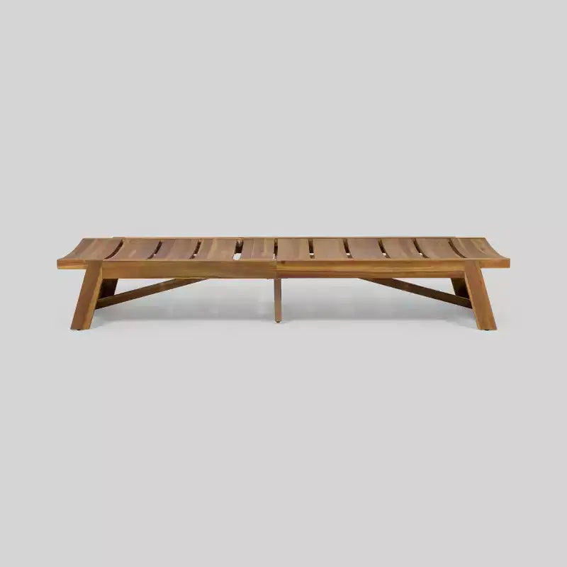 Set di 2 Chaise Lounge Mahalo in Legno di Acacia - Christopher Knight Home