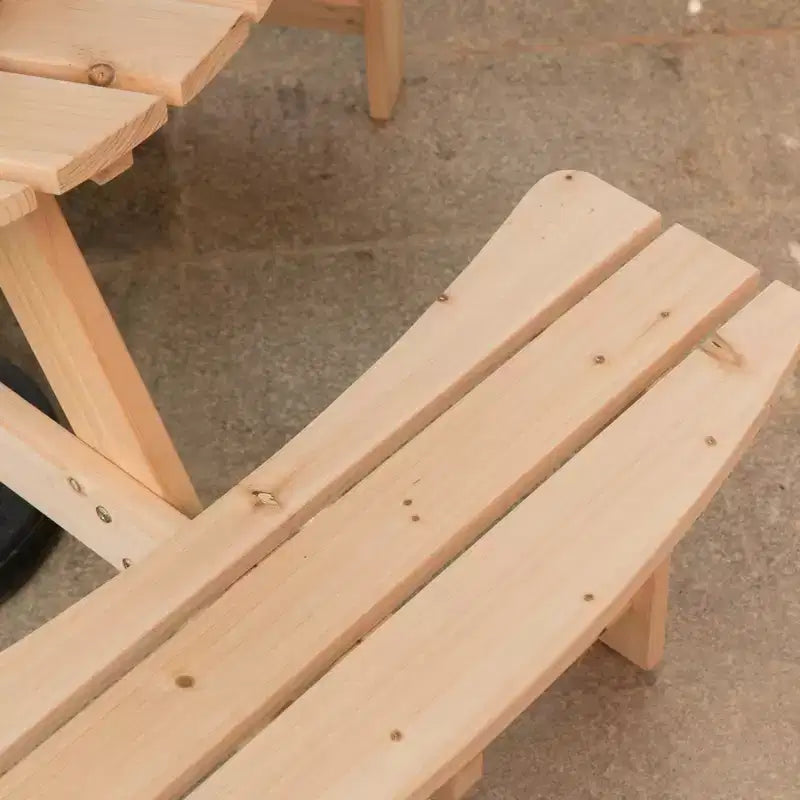 Tavolo da picnic rotondo in legno Gardenised per esterno con panca per patio, 6 posti con foro per ombrellone