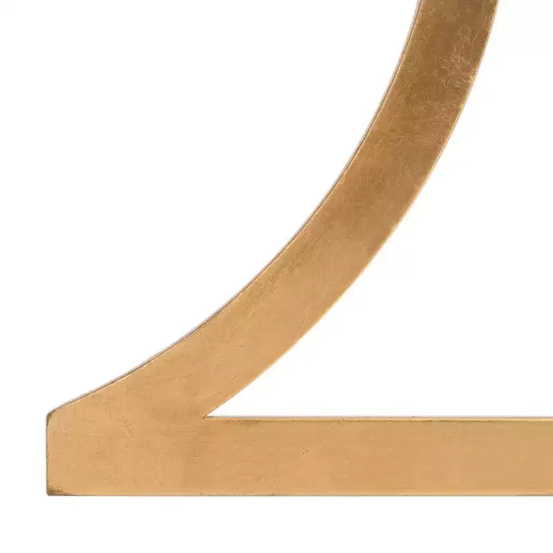 Tavolino d'appoggio rettangolare con ripiano in oro/bianco e argento/specchio, a 2 livelli, per 1 persona