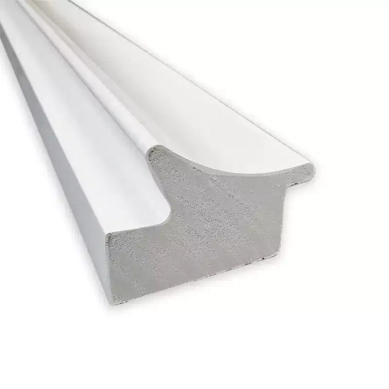 Specchio da terra/a parete rettangolare, argento/bianco, 1 persona, 74 x 165 cm