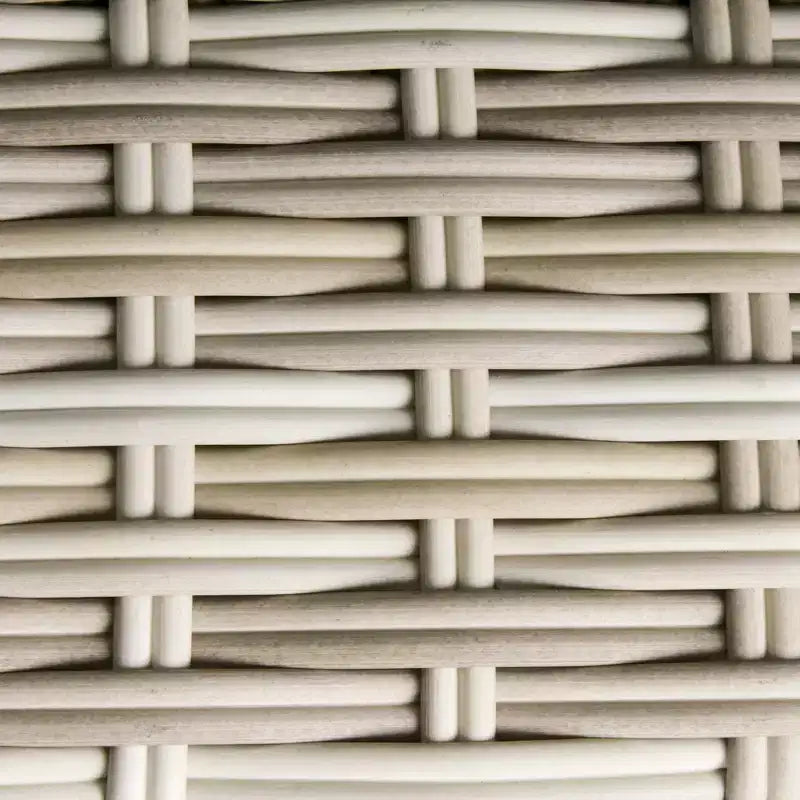 Set da 3 Pezzi per Patio Outsunny, Mobili da Balcone in Rattan PE Intrecciato, Tavolo e Sedie con Cuscini, Tavolo Composito per Appartamento, Grigio