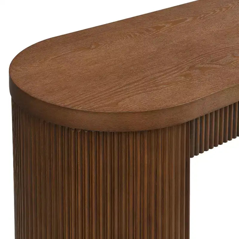 Christopher Knight Home Greta boerderij-eettafel met gecanneleerd blad op toonbankhoogte