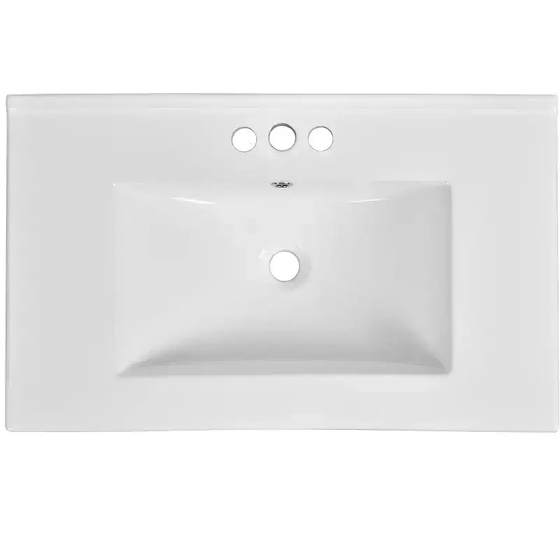 Mobile da bagno da 30" con lavabo singolo, armadietto e 3 cassetti – Nero / Blu / Verde / Indaco / Bianco