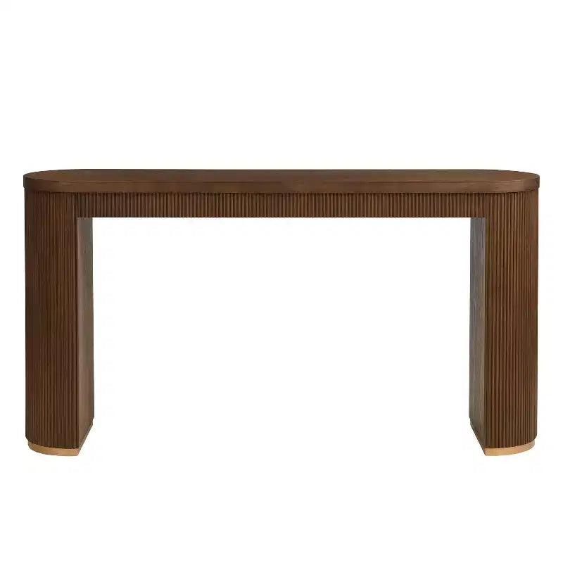 Christopher Knight Home Greta boerderij-eettafel met gecanneleerd blad op toonbankhoogte
