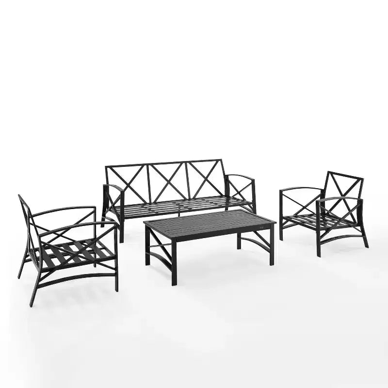 Set Divano da Esterno Kaplan 4pz Crosley