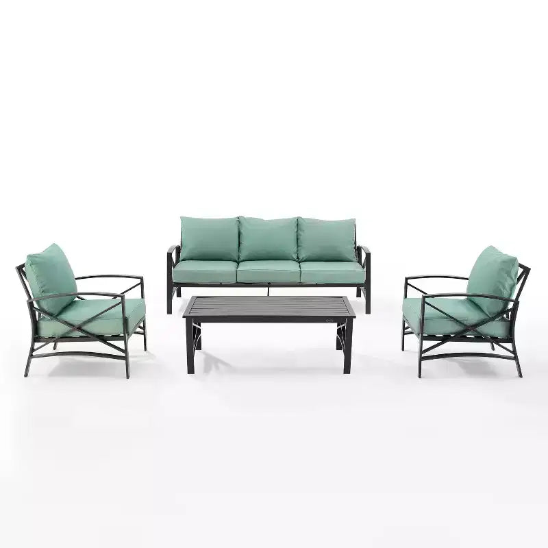 Set Divano da Esterno Kaplan 4pz Crosley