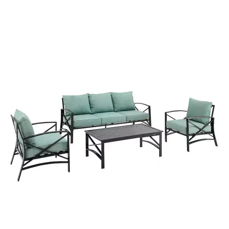 Set Divano da Esterno Kaplan 4pz Crosley