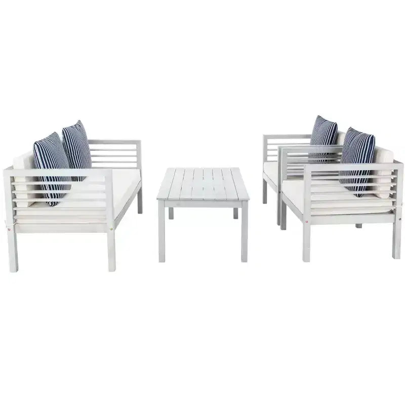 Set da patio Alda 4 pezzi - Per interni/esterni - PAT7033 - Safavieh