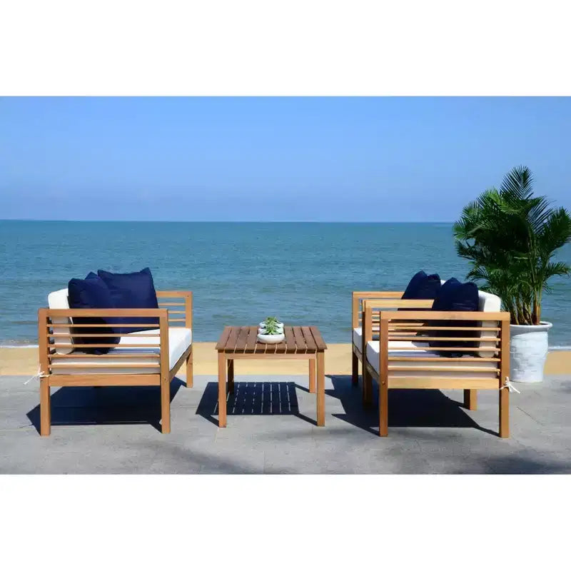 Set da patio Alda 4 pezzi - Per interni/esterni - PAT7033 - Safavieh
