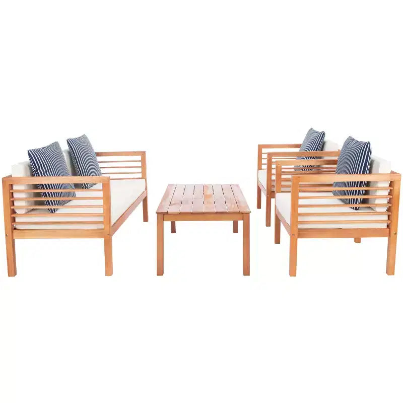 Set da patio Alda 4 pezzi - Per interni/esterni - PAT7033 - Safavieh