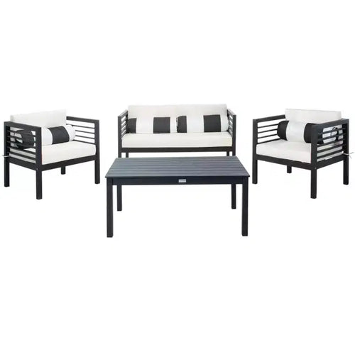 Alda 4 Piece Patio Set - Indoor/Outdoor - PAT7033 - Safavieh