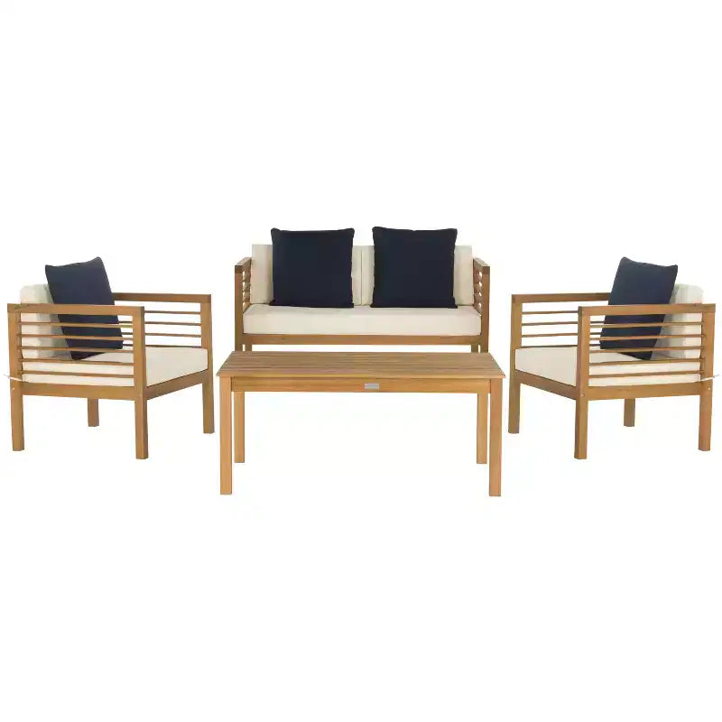 Set da patio Alda 4 pezzi - Per interni/esterni - PAT7033 - Safavieh