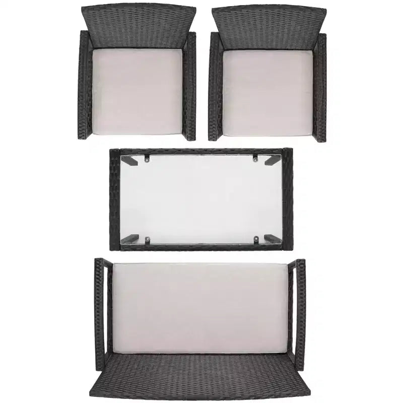 Set da Salotto Bassey 4 Pezzi - Interno/Esterno - PAT7507 - Safavieh