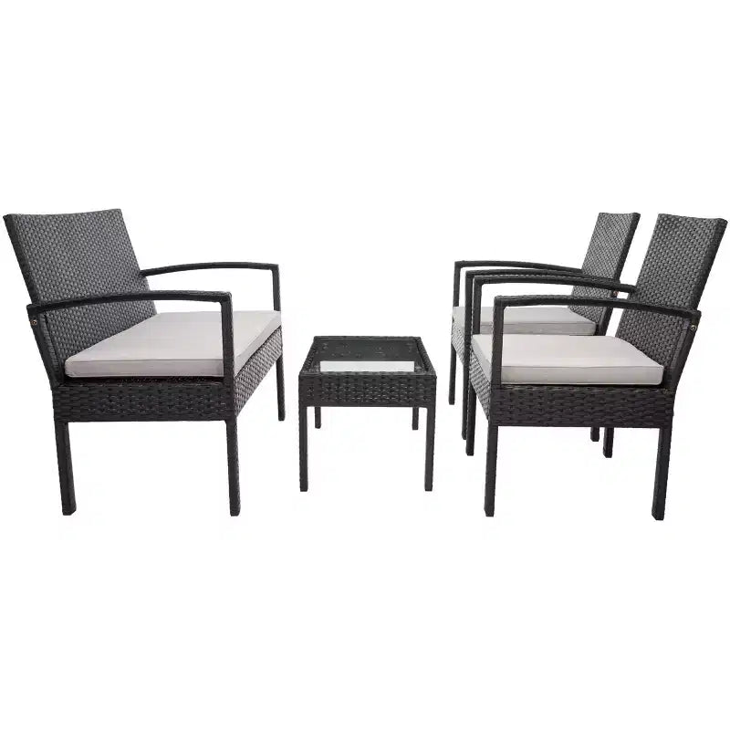 Set da Salotto Bassey 4 Pezzi - Interno/Esterno - PAT7507 - Safavieh