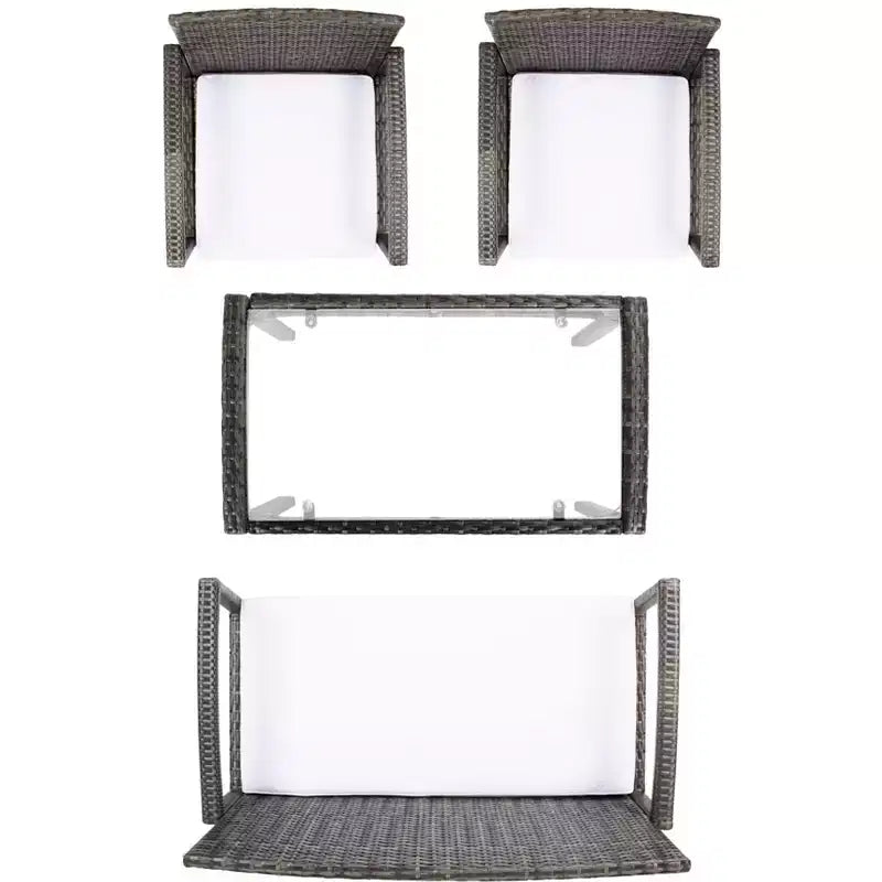 Set da Salotto Bassey 4 Pezzi - Interno/Esterno - PAT7507 - Safavieh