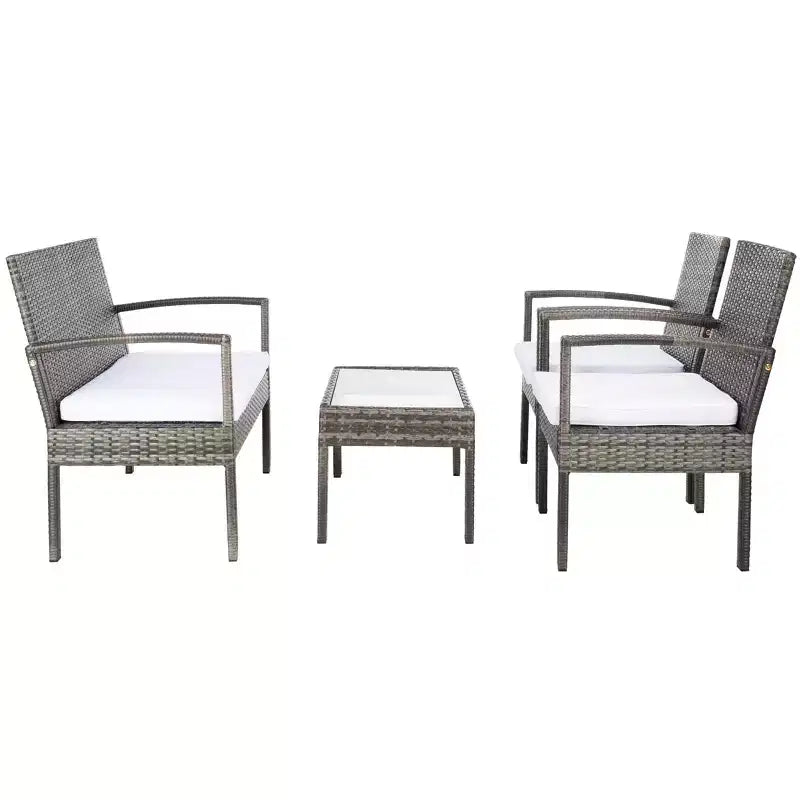 Set da Salotto Bassey 4 Pezzi - Interno/Esterno - PAT7507 - Safavieh