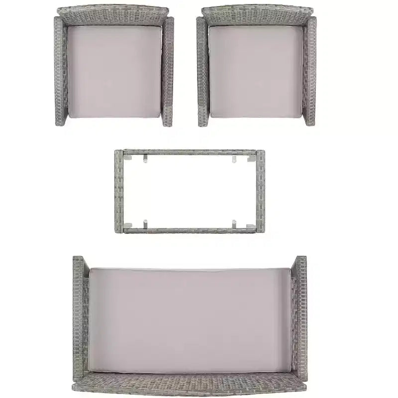 Set da Salotto Bassey 4 Pezzi - Interno/Esterno - PAT7507 - Safavieh