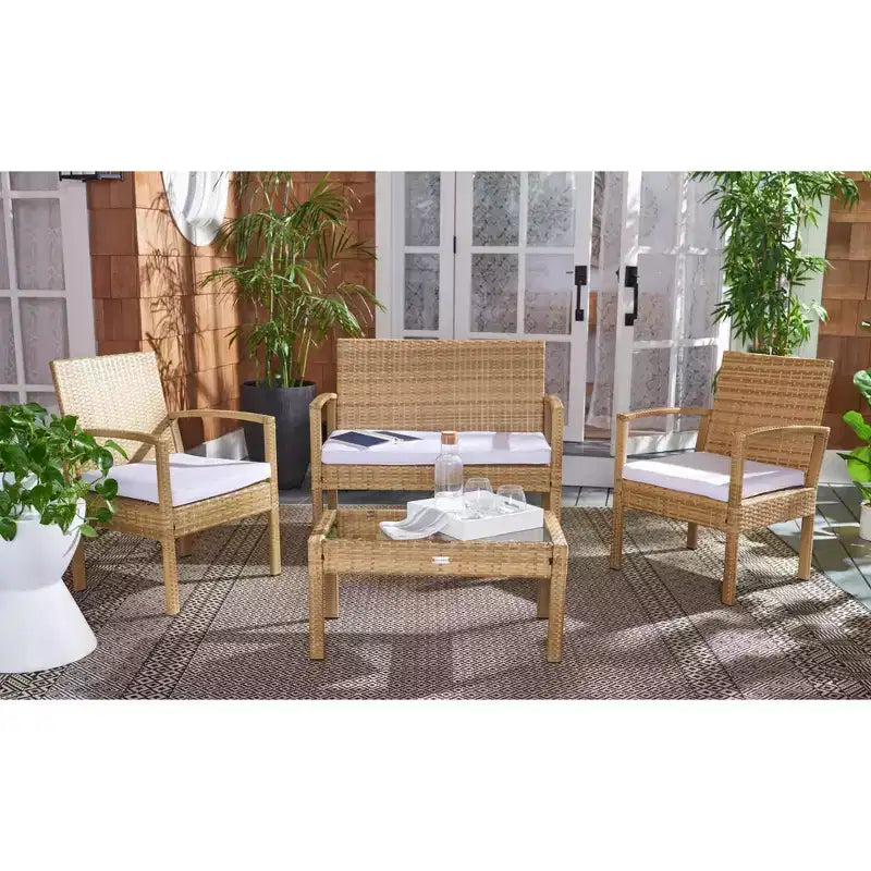 Set da Salotto Bassey 4 Pezzi - Interno/Esterno - PAT7507 - Safavieh