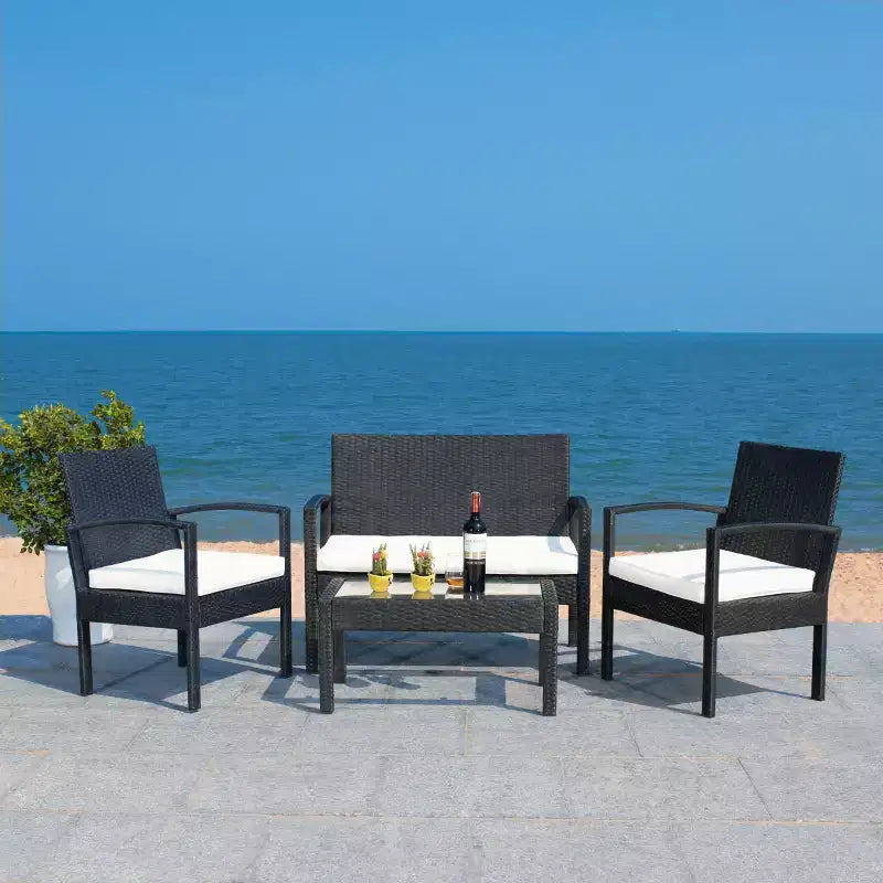 Set da Salotto Bassey 4 Pezzi - Interno/Esterno - PAT7507 - Safavieh