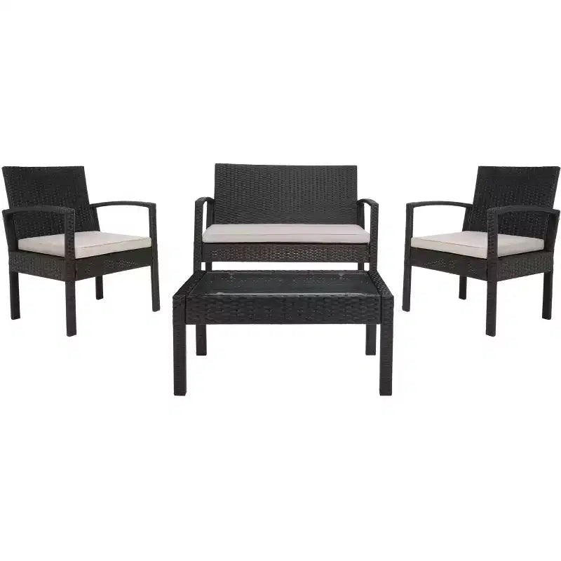 Set da Salotto Bassey 4 Pezzi - Interno/Esterno - PAT7507 - Safavieh