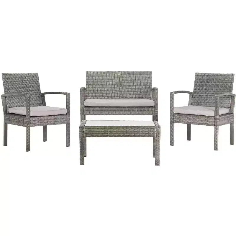 Set da Salotto Bassey 4 Pezzi - Interno/Esterno - PAT7507 - Safavieh