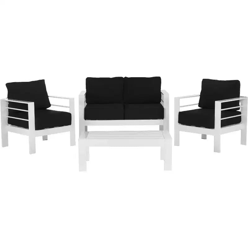 Set da Salotto Nason 4 Pezzi - Interno/Esterno - PAT2516 - Safavieh