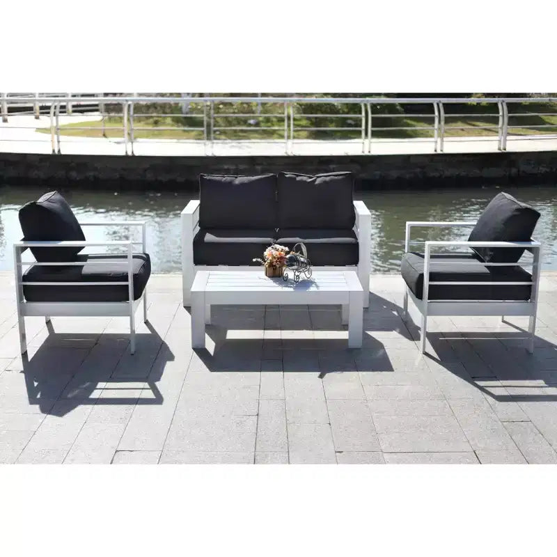 Set da Salotto Nason 4 Pezzi - Interno/Esterno - PAT2516 - Safavieh