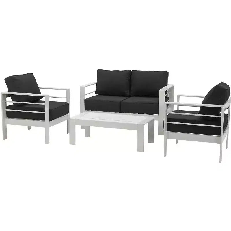 Set da Salotto Nason 4 Pezzi - Interno/Esterno - PAT2516 - Safavieh