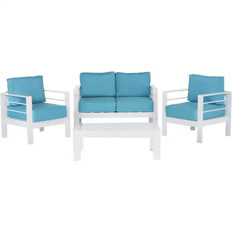 Set da Salotto Nason 4 Pezzi - Interno/Esterno - PAT2516 - Safavieh