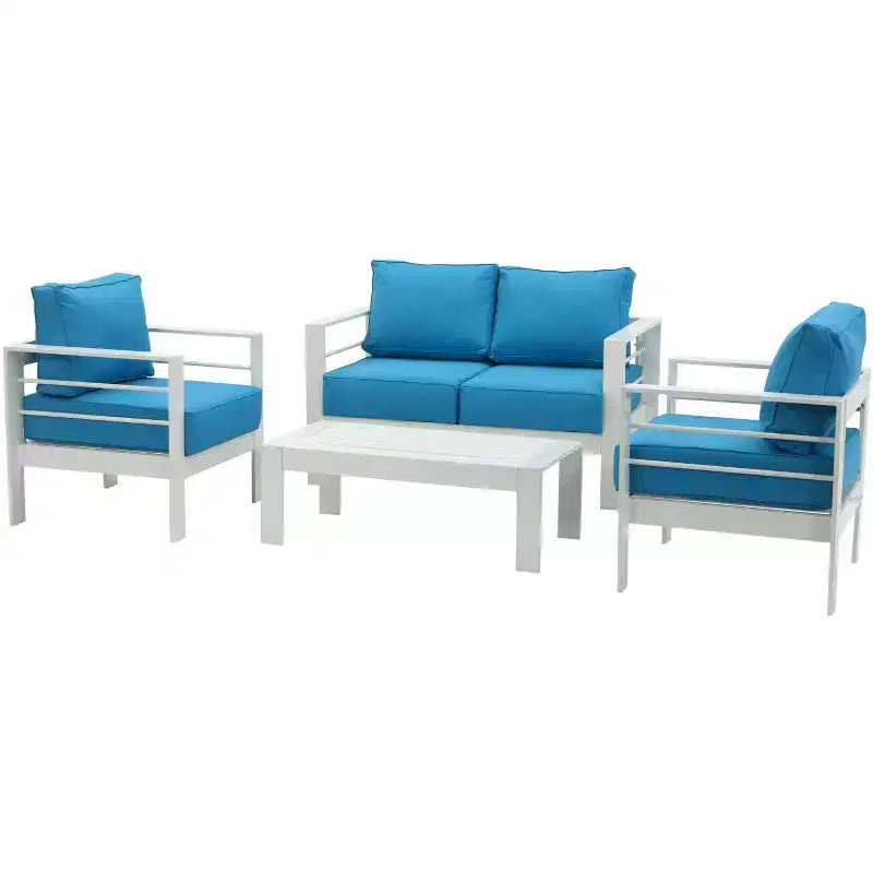 Set da Salotto Nason 4 Pezzi - Interno/Esterno - PAT2516 - Safavieh