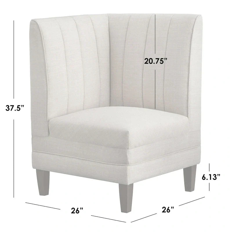 Set Lifestorey Kerrington di 3 panche imbottite con schienale trapuntato